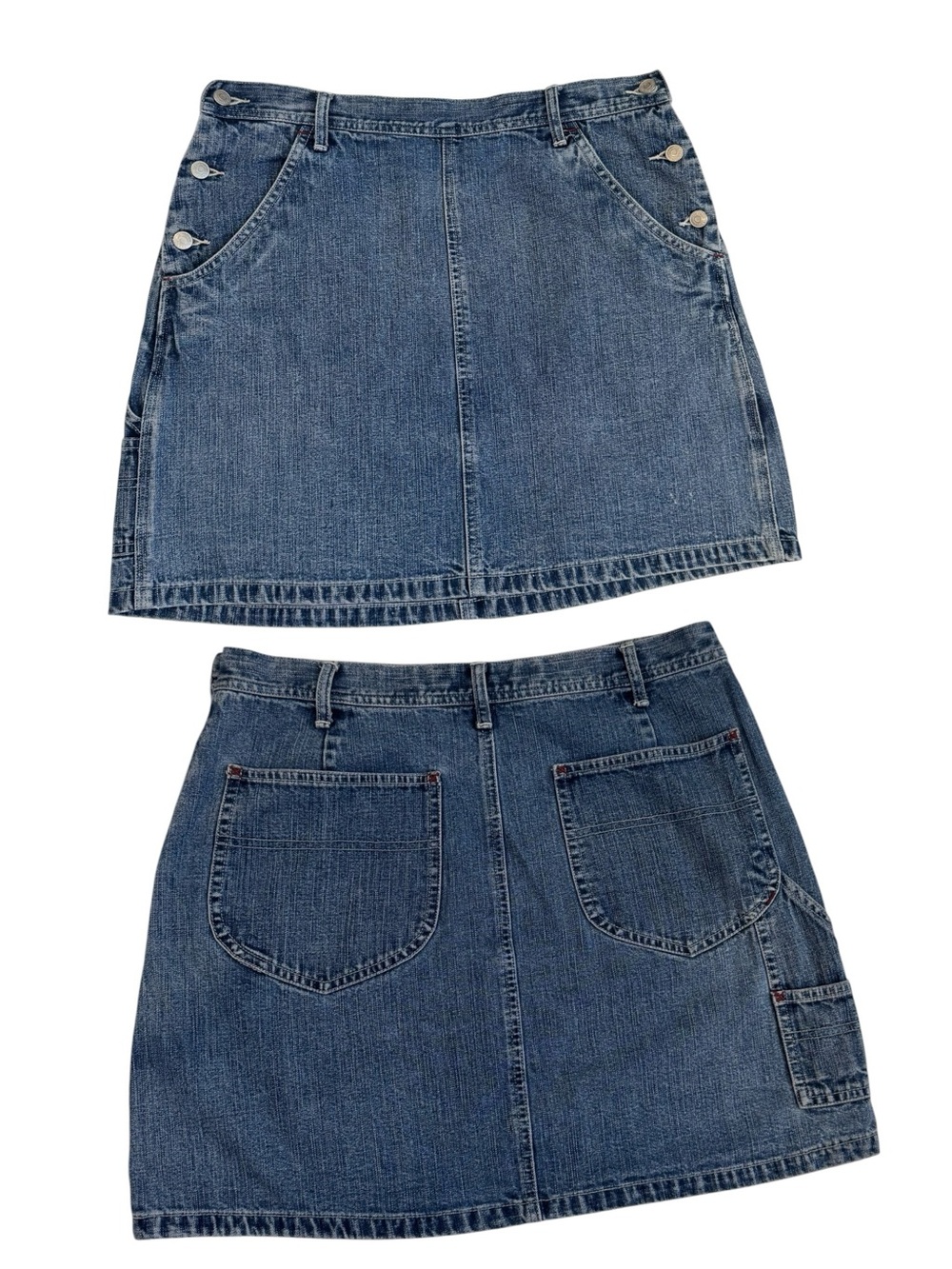 Y2K Limited Jeans Cotton Blue Denim Vintage Carpenter Jean Skirt Hong Kong 8
